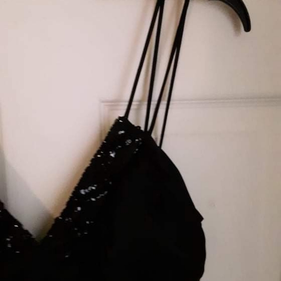 Women's beautiful, beaded top, long, formal party dress size 9/10 - Picture 7 of 12